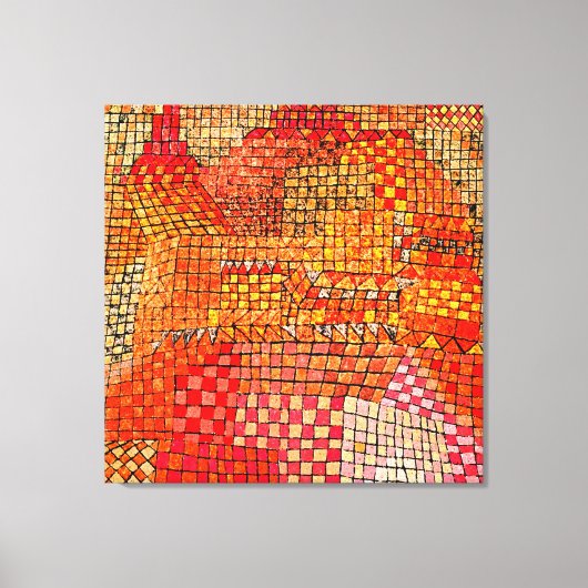 Klee - Burg Kr. Leinwanddruck (Vorderseite)