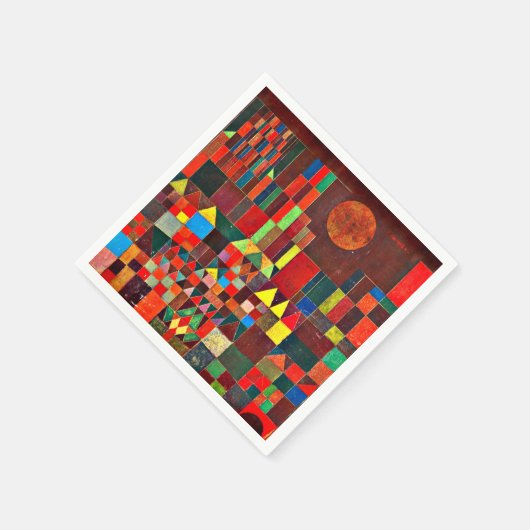 Klee - Burg und Sun Keramik Serviette (Ecke)