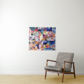 Klee - Burggarten, abstrakte Malerei Wandteppich (Beispiel (Horizontal))