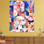 Klee - Burggarten Leinwanddruck (Insitu (Wohnzimmer))