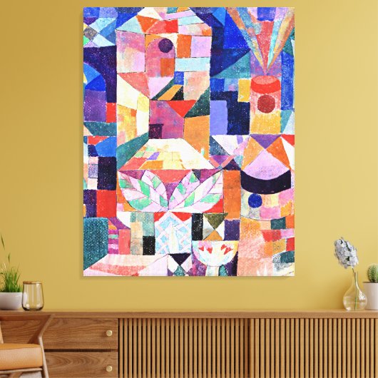 Klee - Burggarten Leinwanddruck (Insitu (Wohnzimmer))