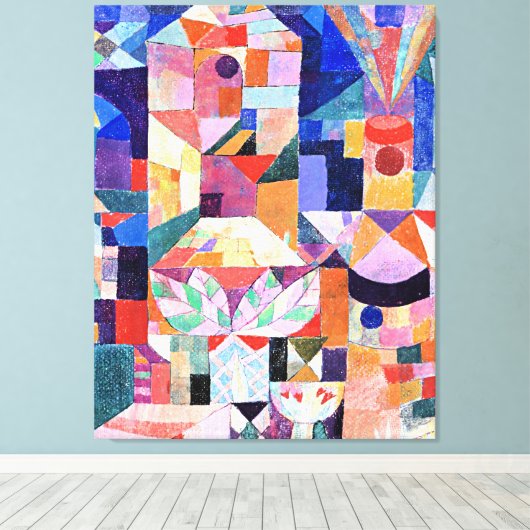 Klee - Burggarten Leinwanddruck (Insitu (Holzboden))