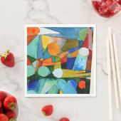 Klee - Colour-Shapes, famous painting, Serviette (Beispiel)