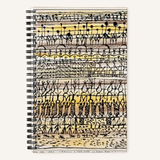 Klee Cooling Garden Abstract Notizbuch