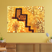 Klee - Das Hohe Haus Leinwanddruck (Insitu (Wohnzimmer))