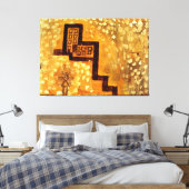 Klee - Das Hohe Haus Leinwanddruck (Insitu (Schlafzimmer))