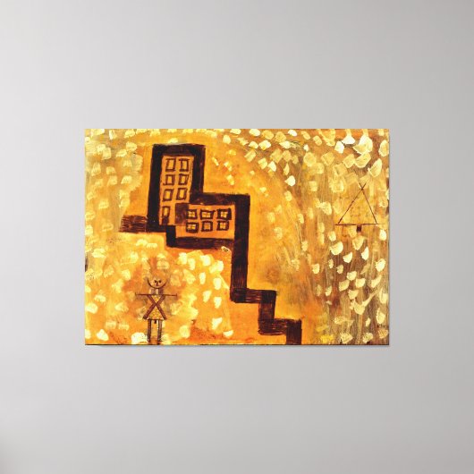 Klee - Das Hohe Haus Leinwanddruck (Vorderseite)