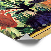 Klee - Das Pferd, berühmtes Bild Poster (Ecke)