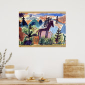 Klee - Das Pferd Poster (Küche)