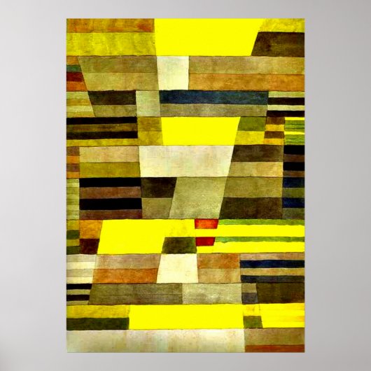 Klee: Denkmal Poster (Vorne)