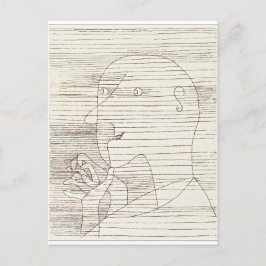 Klee - Der alte Mann, der auf seinen Fingern zählt Feiertagspostkarte