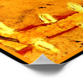 Klee - Der Garten im heißen Wetter Poster (Ecke)