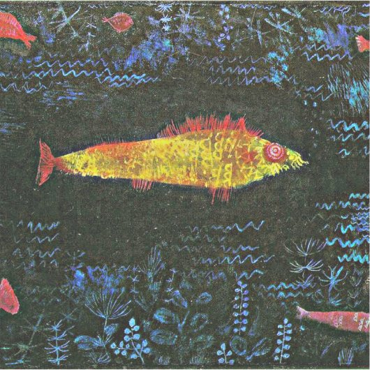Klee - Der Goldfish Aufkleber (Vorderseite)