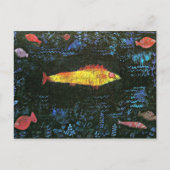 Klee: Der Goldfish Postkarte (Vorderseite)