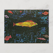Klee - Der Goldfish Postkarte (Vorderseite)