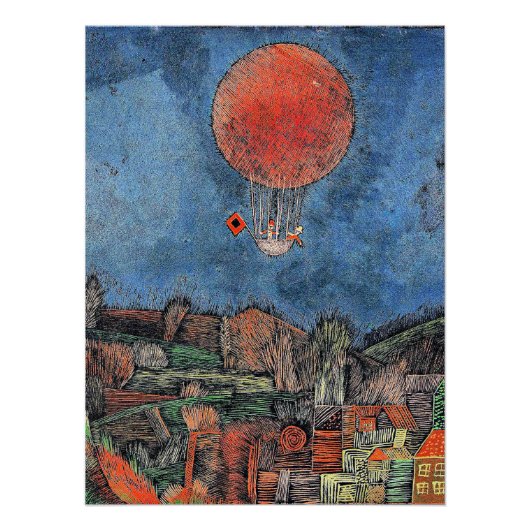Klee - Der Luft-Ballon Poster (Vorderseite)