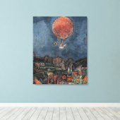 Klee - Der Luftballon Leinwanddruck (Insitu (Holzboden))