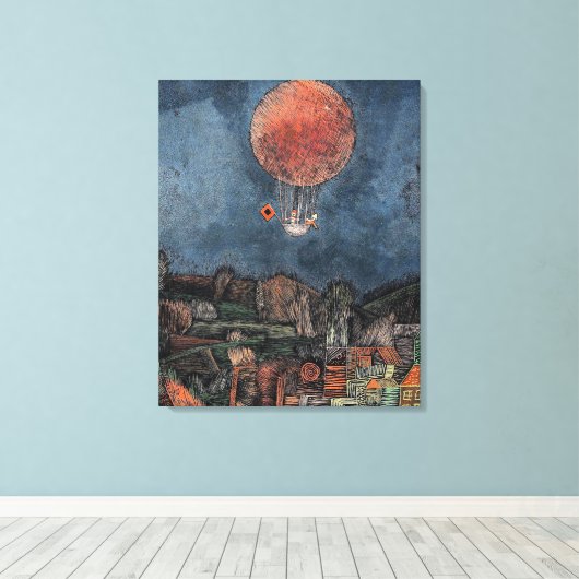 Klee - Der Luftballon Leinwanddruck (Insitu (Holzboden))