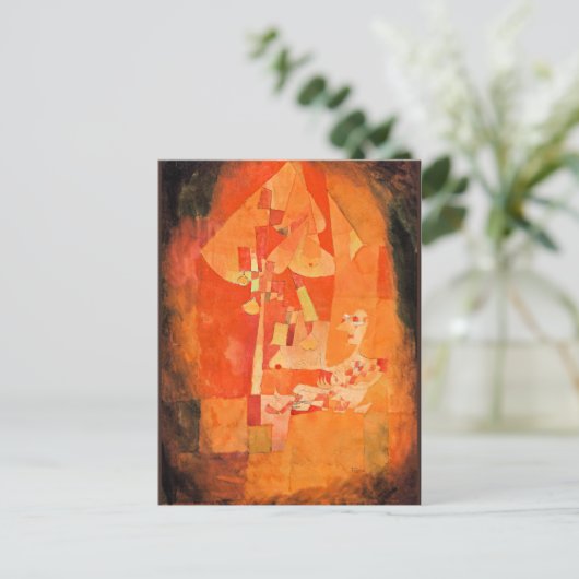 Klee - Der Mann unter der Birne Postkarte (Stehend Vorderseite)