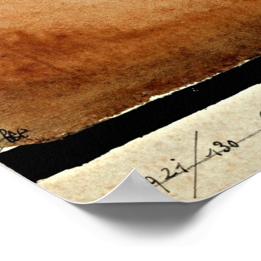 Klee - Der Pathos der Fruchtbarkeit Poster (Ecke)