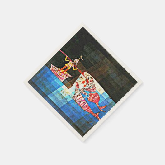 Klee - der Seemann, Serviette (Ecke)