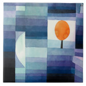 Klee - Der Vorbote des Herbstes Fliese (Vorderseite)