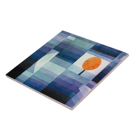 Klee - Der Vorbote des Herbstes Fliese (Seite)