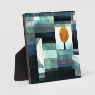 Klee - Der Vorbote des Herbstes Fotoplatte