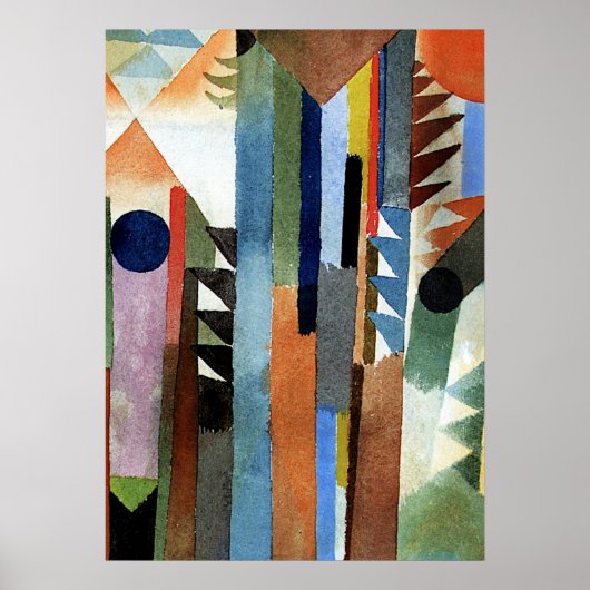 Klee - Der Wald der aus dem Samenkom enstand Poster (Vorne)