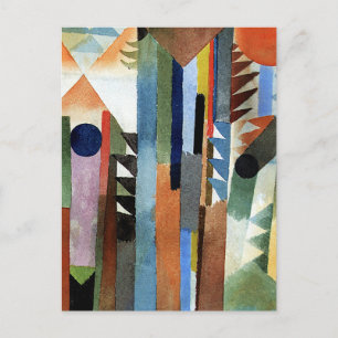 Klee - Der Wald, der aus dem Samenkom entstand Postkarte