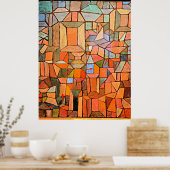 Klee - Der Weg zur Zitadelle Poster (Küche)