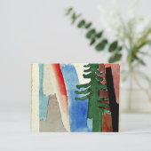 Klee - Die Tanne Postkarte (Stehend Vorderseite)