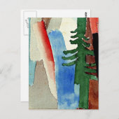 Klee - Die Tanne Postkarte (Vorne/Hinten)