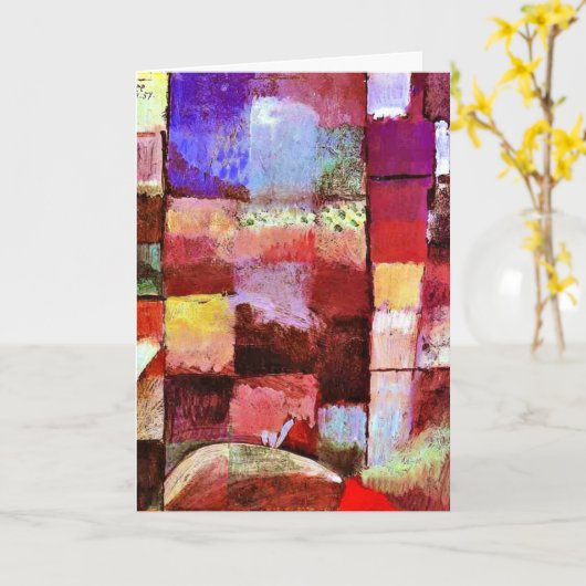 Klee - Diese Blume will umgehen Karte (Gelbe Blume)