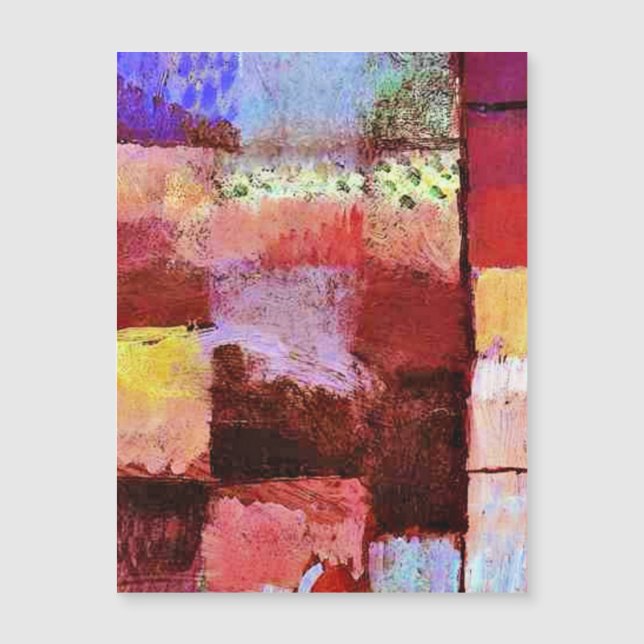 Klee - Diese Blume will umgehen Magnetkarte (Vorderseite)