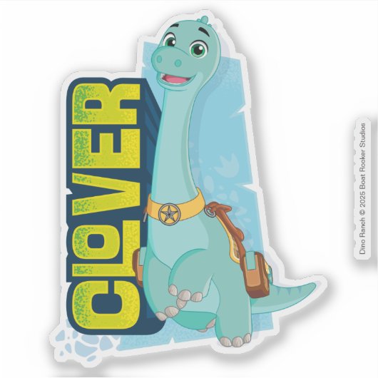 Klee | Dino Ranch Aufkleber (Vorderseite)