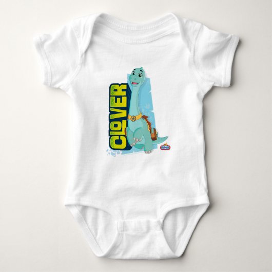 Klee | Dino Ranch Baby Strampler (Vorderseite)