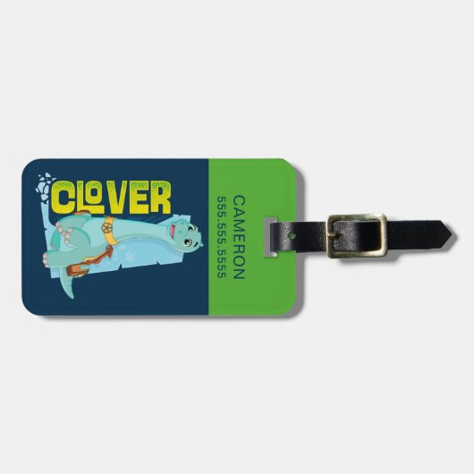 Klee | Dino Ranch Gepäckanhänger (Vorderseite horizontal)