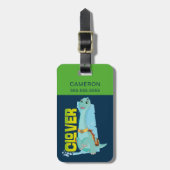 Klee | Dino Ranch Gepäckanhänger (Vorderseite vertikal)