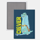 Klee | Dino Ranch Magnet (Vorderseite/Rückseite)