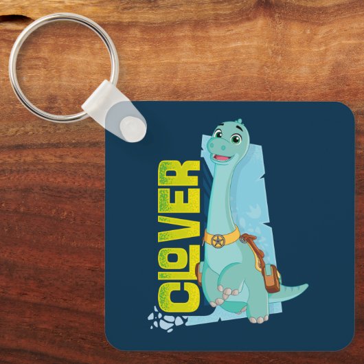 Klee | Dino Ranch Schlüsselanhänger (Vorderseite)