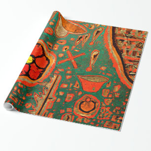 Klee - Effloreszenz Geschenkpapier