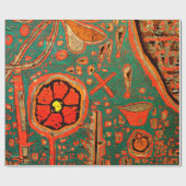 Klee - Effloreszenz Geschenkpapier (Flach)