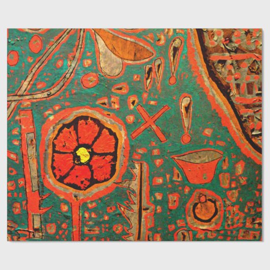 Klee - Effloreszenz Geschenkpapier (Flach)