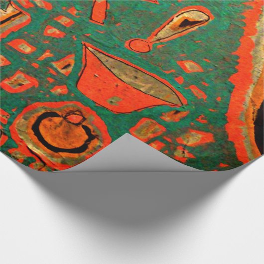 Klee - Effloreszenz Geschenkpapier (Ecke)