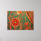 Klee - Effloreszenz Leinwanddruck (Vorderseite)