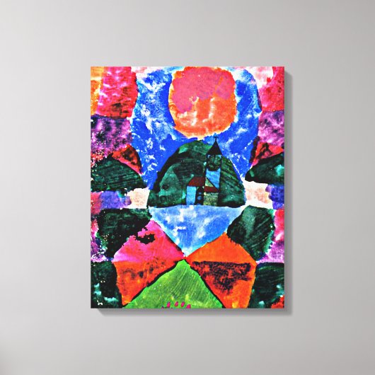 Klee - Ein Druck auf Tegernsee Leinwanddruck (Vorderseite)