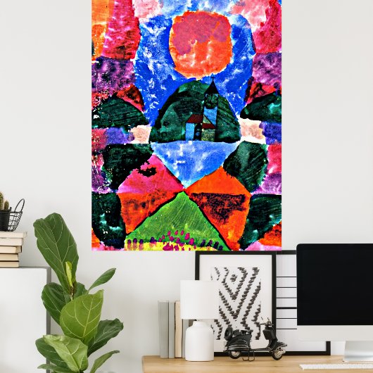 Klee - Ein Druck auf Tegernsee Poster (Heimbüro)