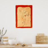 Klee - Ein Geist serviert ein kleines Frühstück Poster (Küche)