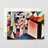 Klee - Einblick in eine Stadt Postkarte (Vorne/Hinten)